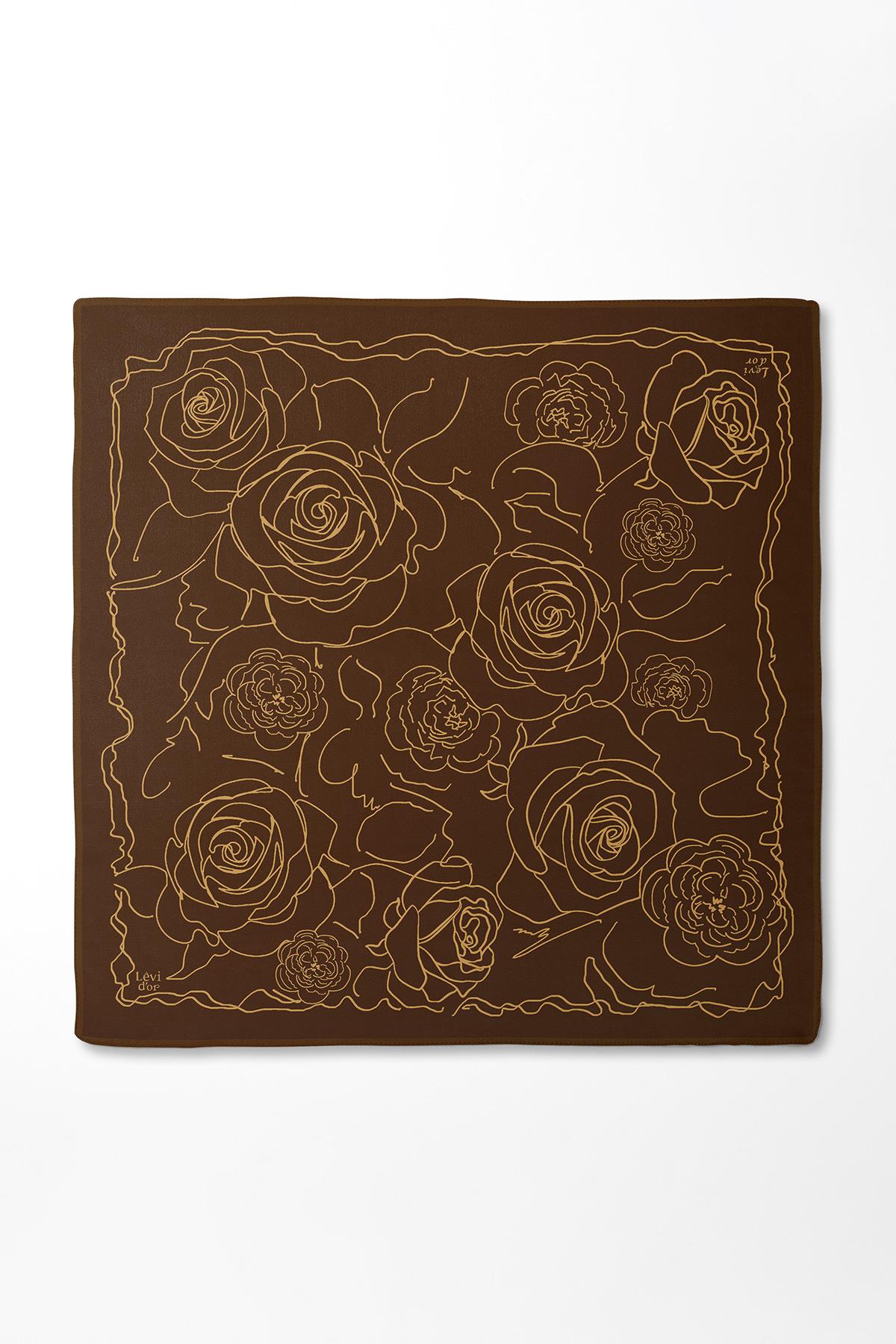 LEVİDOR TVİLL İPEK EŞARP