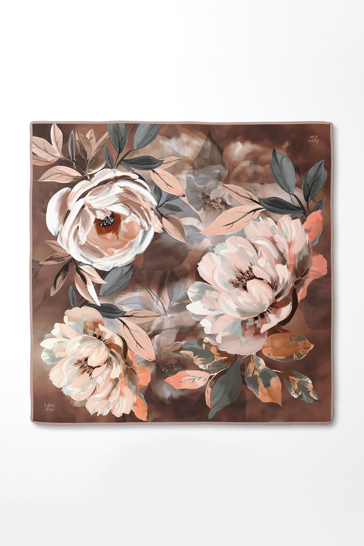 LEVİDOR TVİLL İPEK EŞARP