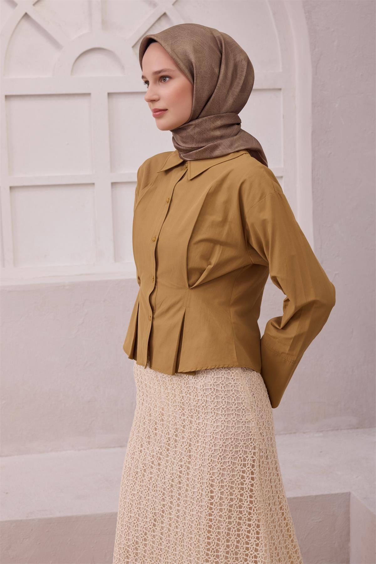 BELLİ SAF İPEK EŞARP