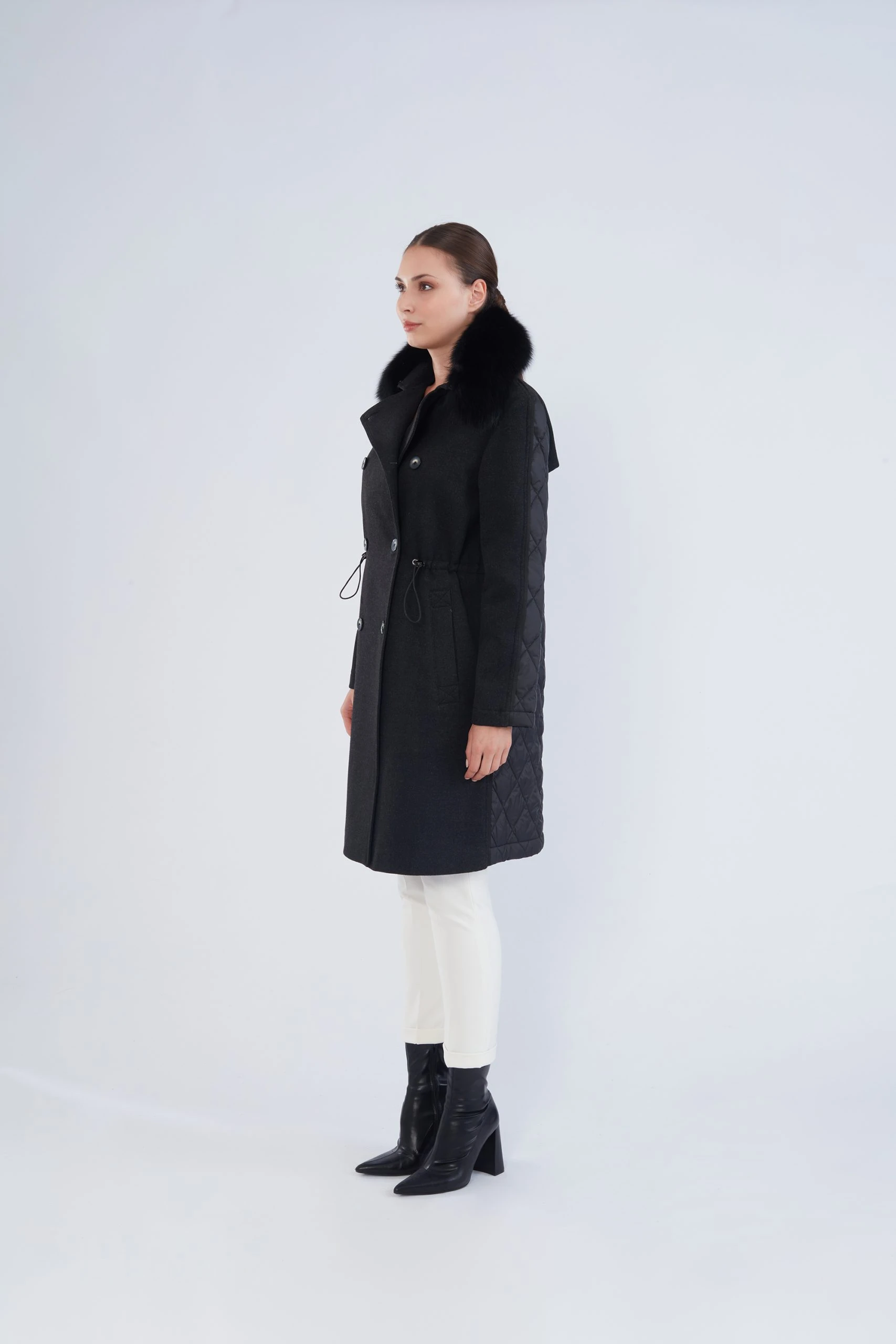 TRENÇ İMİTASYON KÜRK