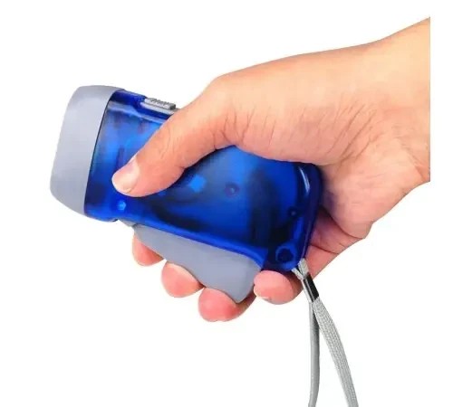 Kafa Bantlı Ayarlanabilir Led Işık +  Watton Wt-092 Elle Şarj Edilebilen Fener(Dinamolu)