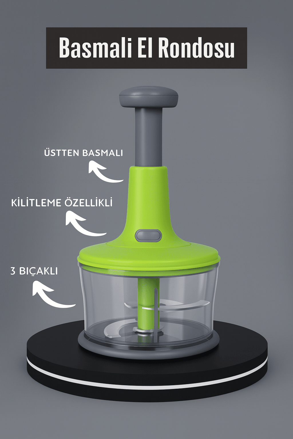 Üstten Basmalı Pratik El Rondosu