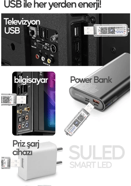 Tv Arkası 10 Metre Bluetooth Telefon Kontrollü Smart Şerit LED Sese Duyarlı Kumandalı LED Işık