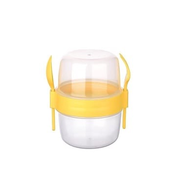 2 Adet Kaşıklı Müsli Kabı 800 ml