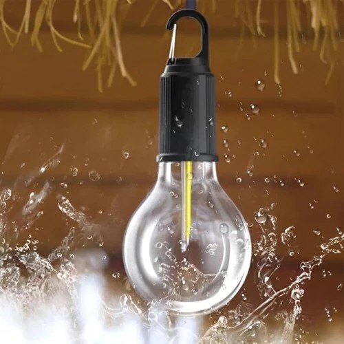 2 Adet Şarjlı 10W Askılı Taşınabilir Led Kamp Lambası