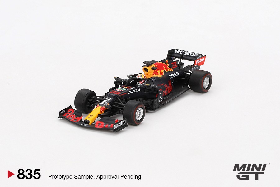 Mini GT Red Bull RB16B #33 2021 Abu Dhabi Grand Prix Winner Max Verstappen