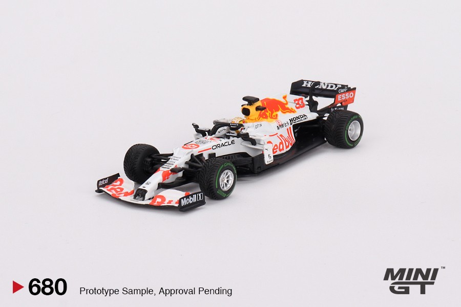 Mini GT Red Bull RB16B #33 Max Verstappen 2021 Turkish Grand Prix 2nd Place