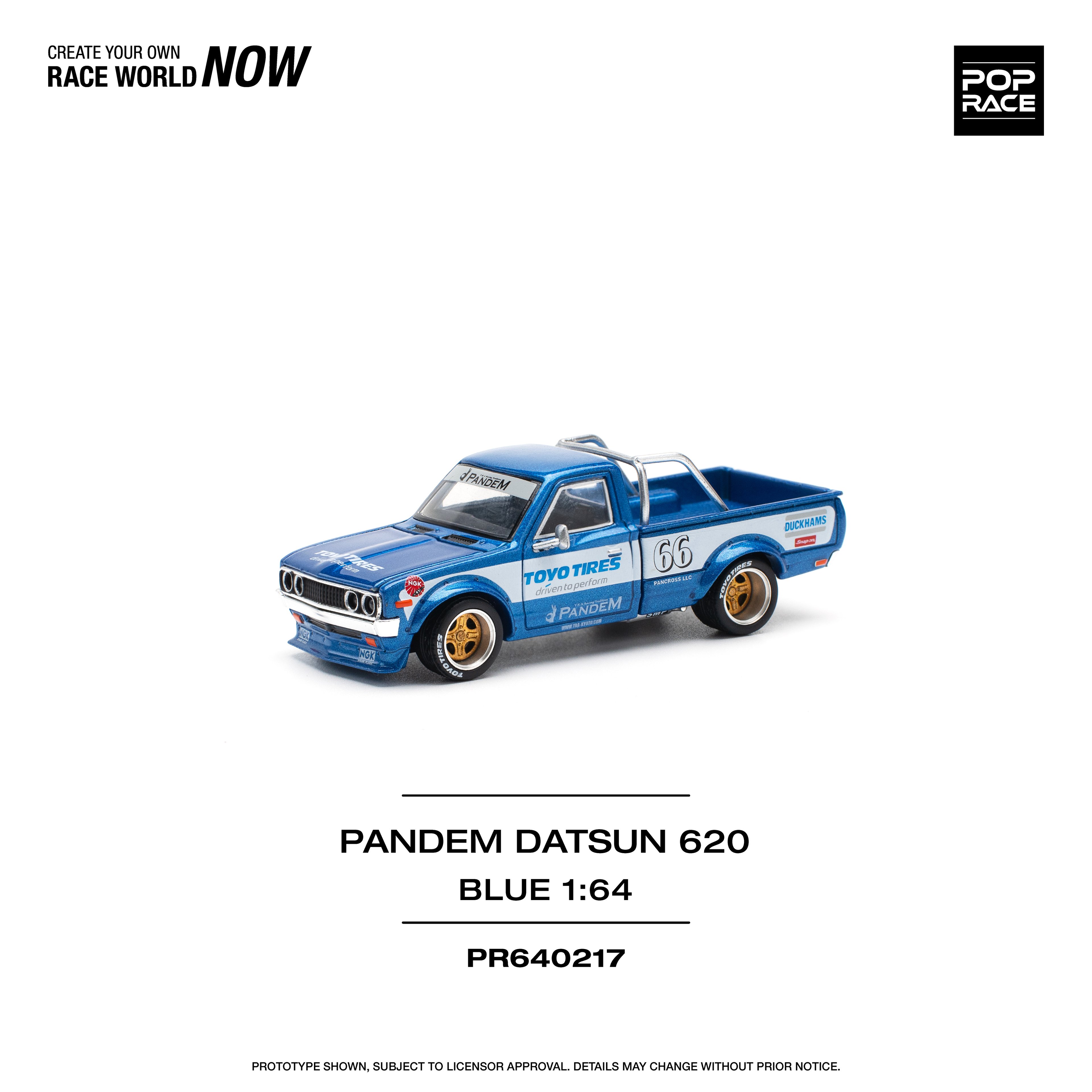 Pop Race Datsun 620 Pandem Blue