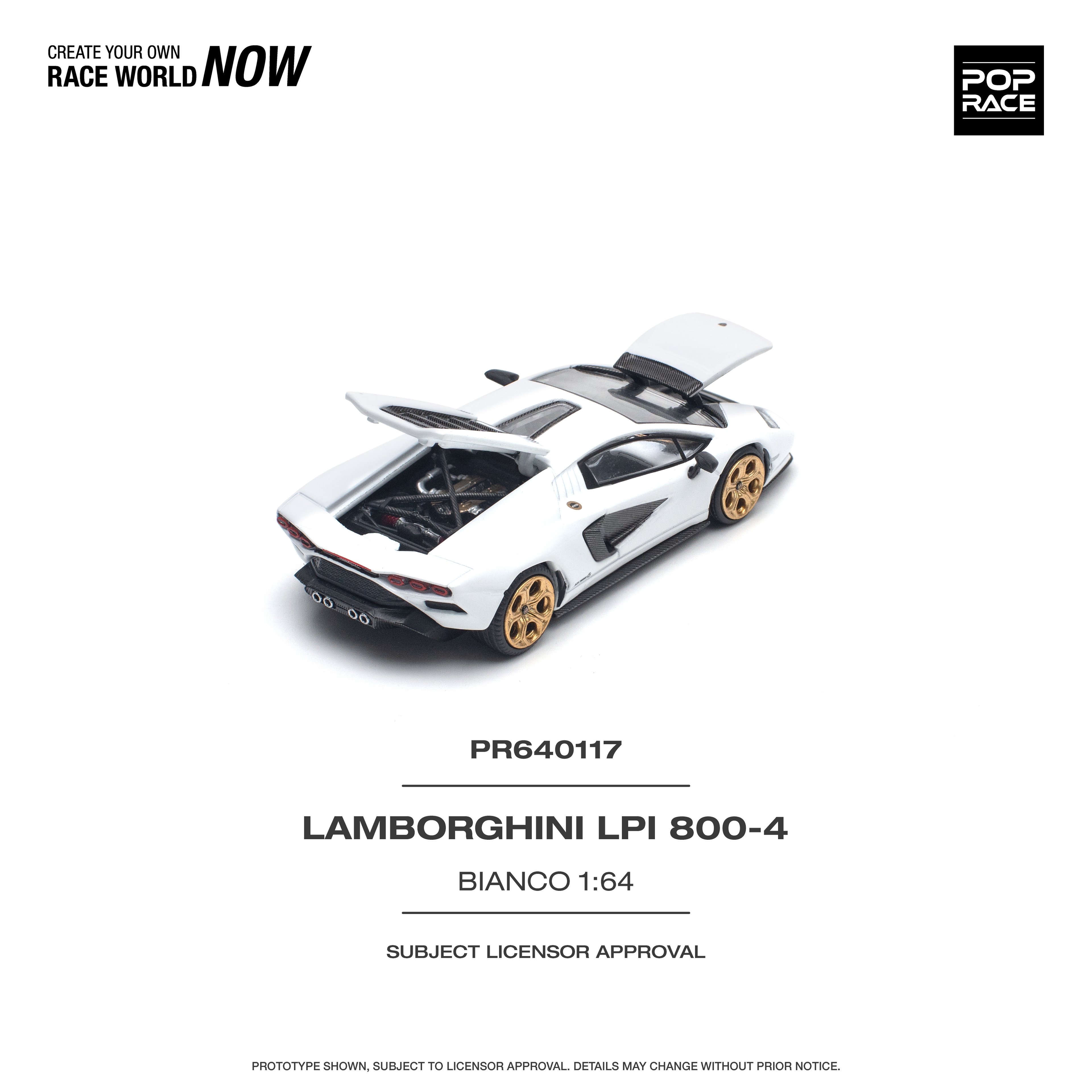 Pop Race Lamborghini LPI800-4 bianco