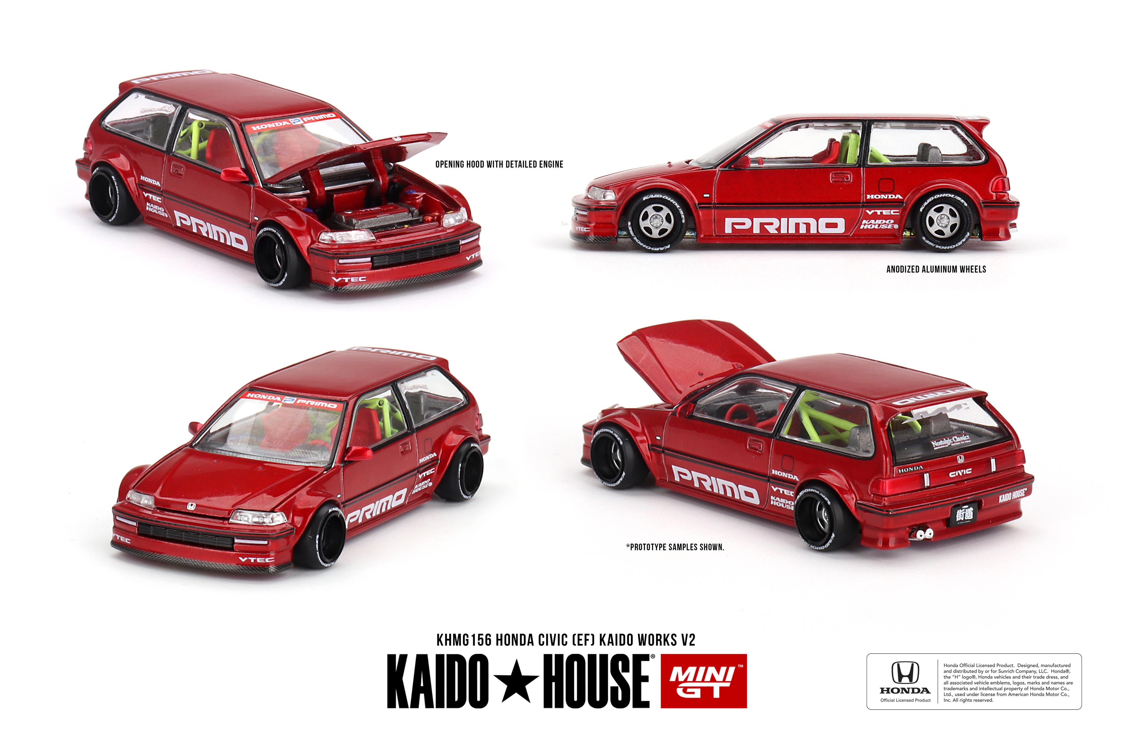 Mini GT KaidoHouse Honda Civic (EF) Kaido Works V2