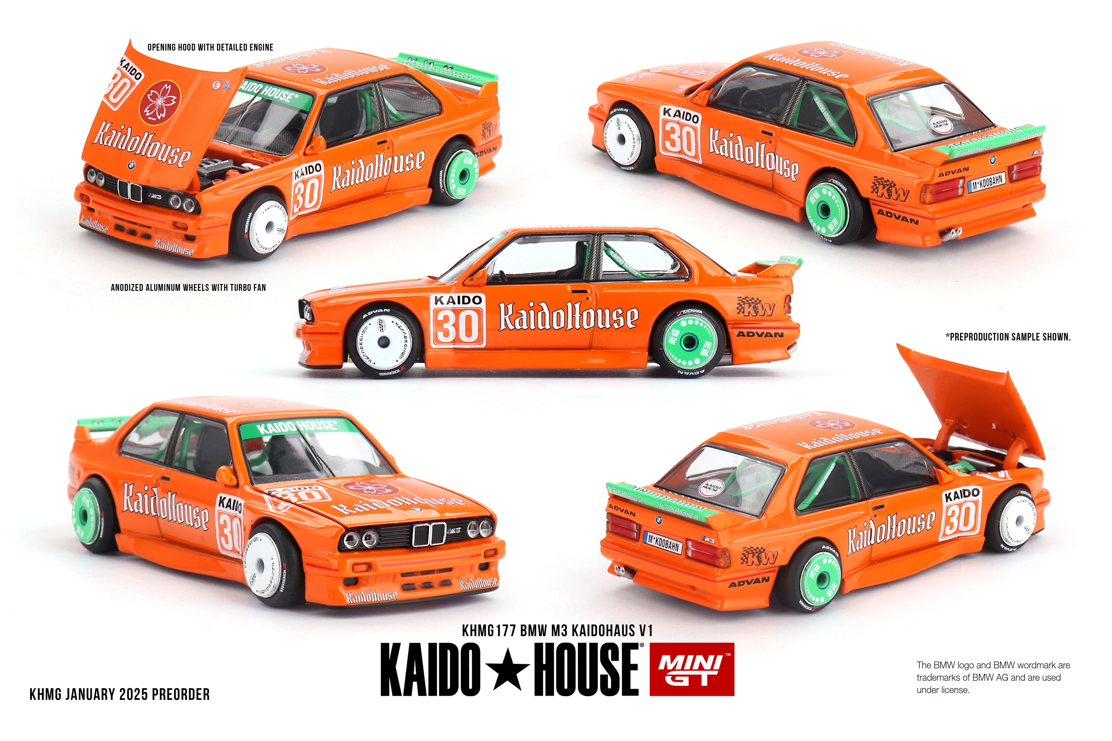 Mini GT KaidoHouse BMW M3 KAIDO WORKS V1