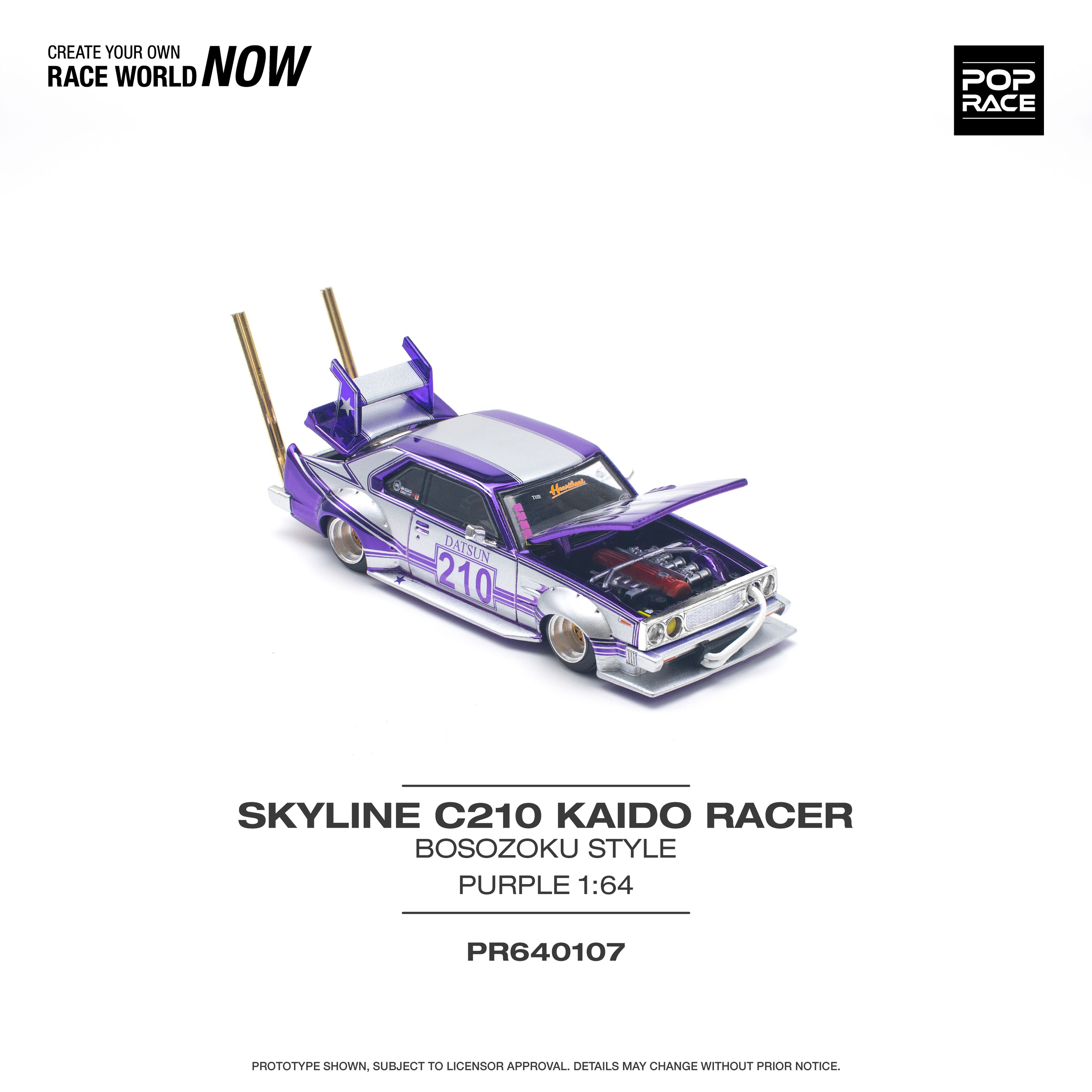 Pop Race Skyline C210 Bosozoku Style purple
