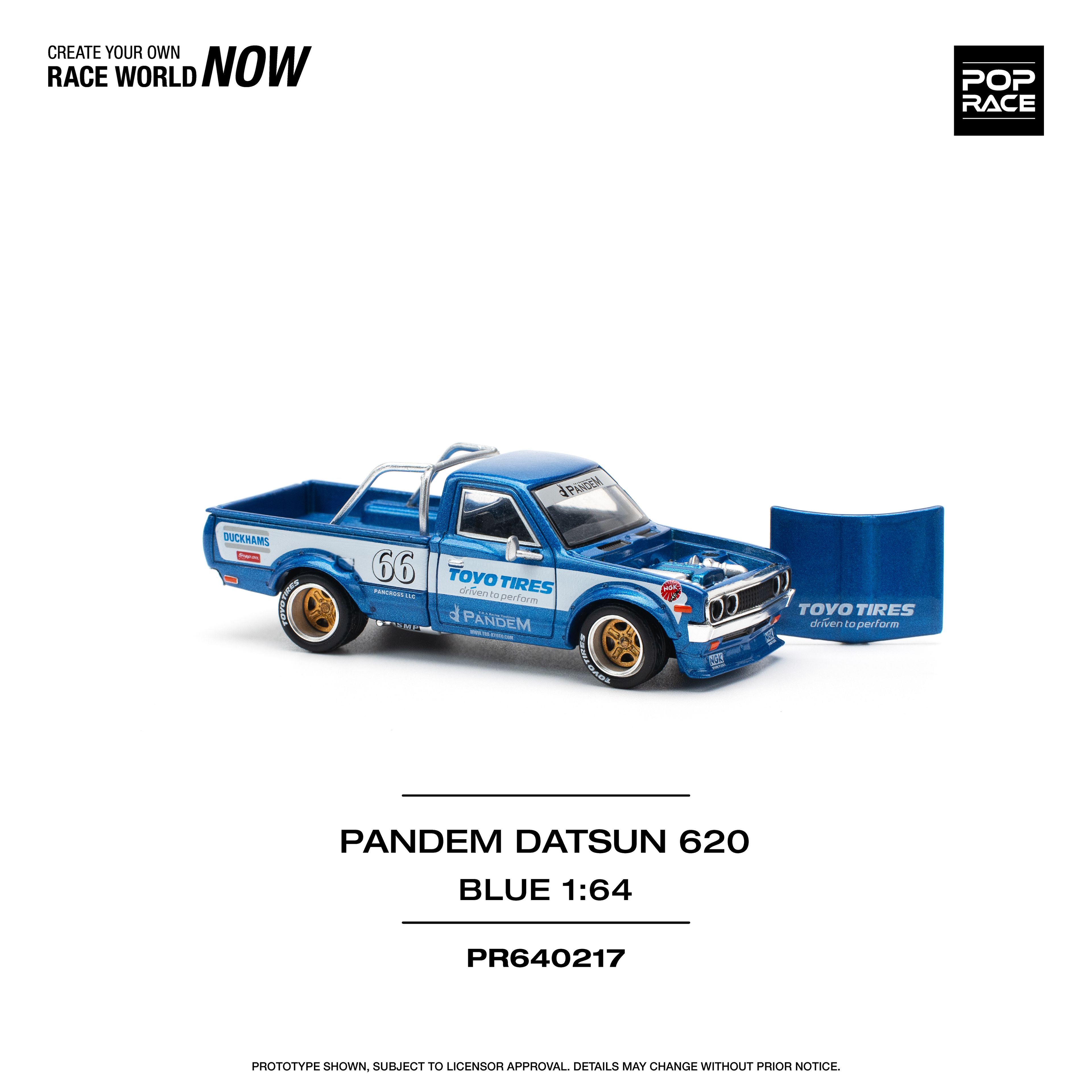 Pop Race Datsun 620 Pandem Blue