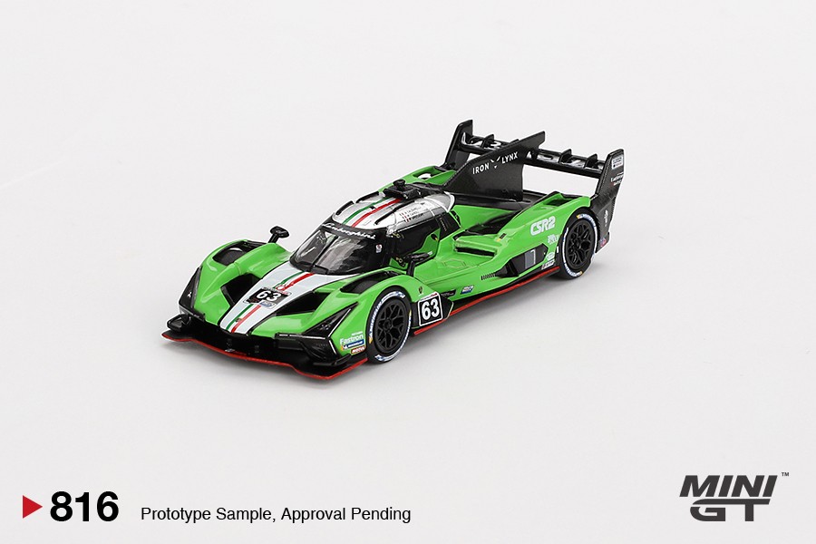 Mini GT Lamborghini SC63 #63 2024 IMSA Sebring 12 Hrs Iron Lynx