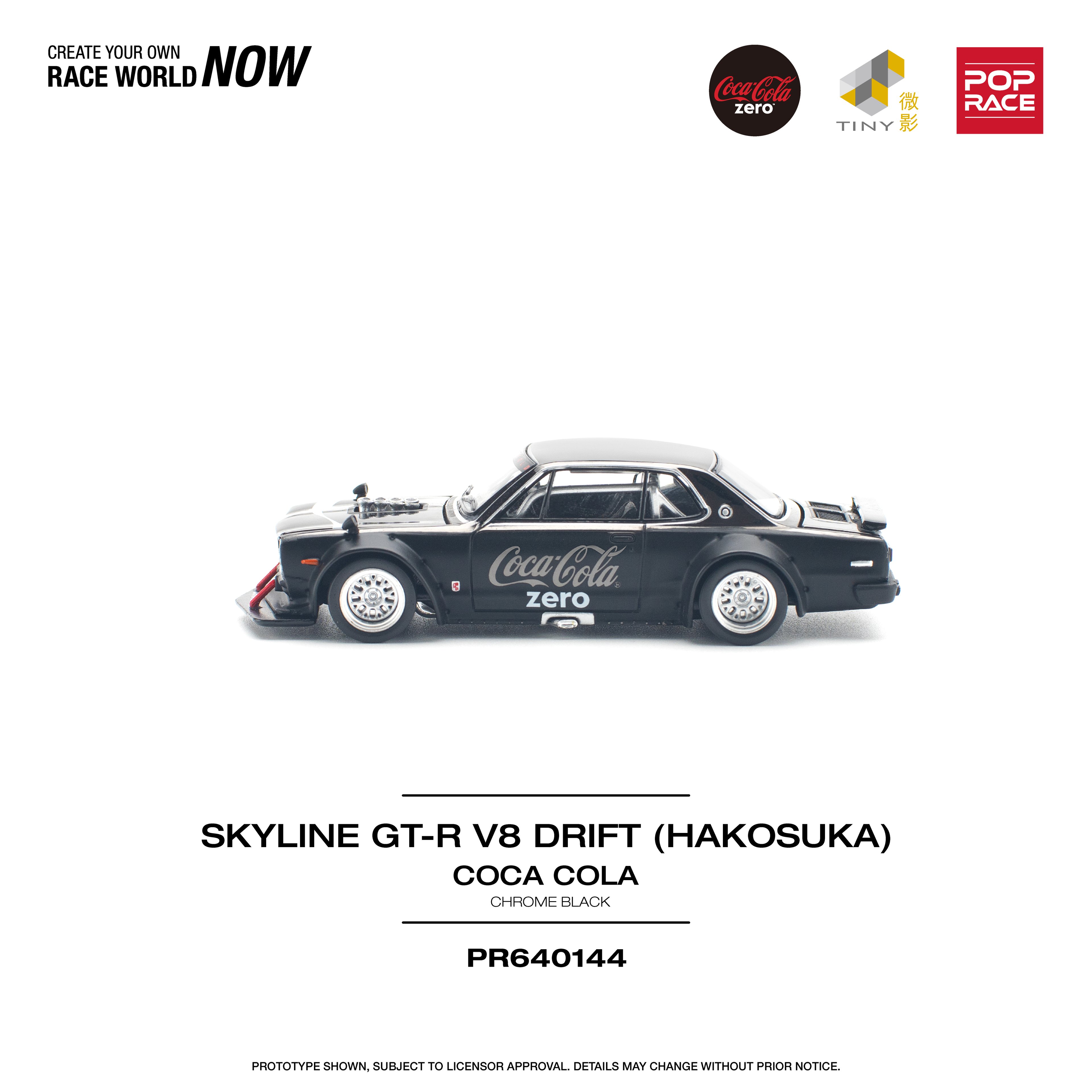 Pop Race Skyline GT-R V8 DRIFT (Hakosuka) Coca Cola