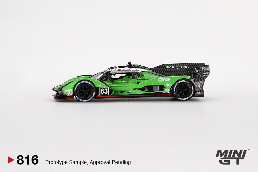 Mini GT Lamborghini SC63 #63 2024 IMSA Sebring 12 Hrs Iron Lynx