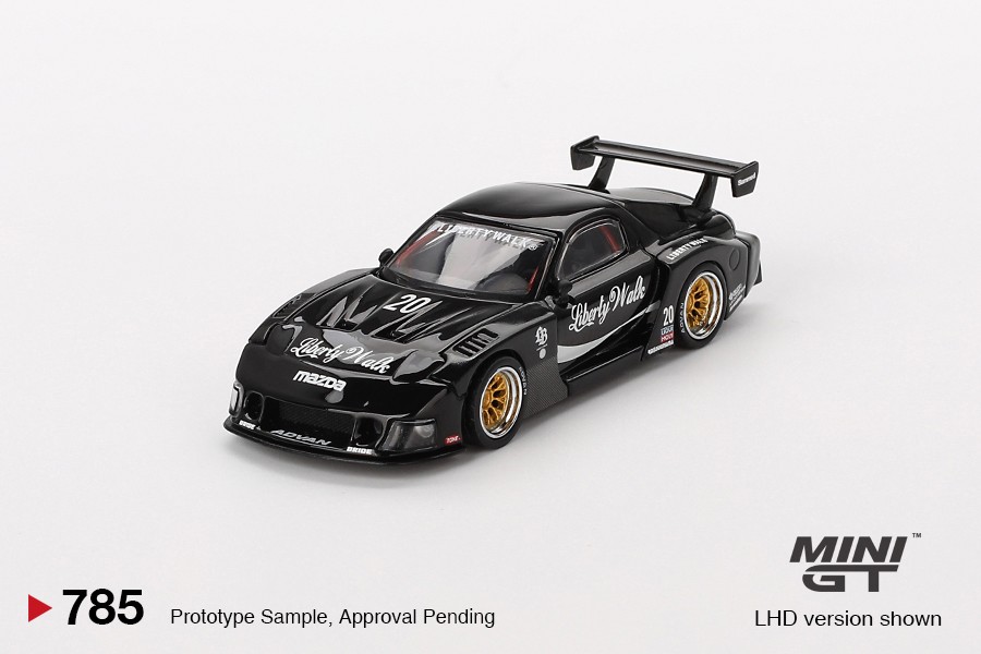 Mini GT Mazda RX-7 LB-Super Silhouette Liberty Walk Black (Blister Paket)