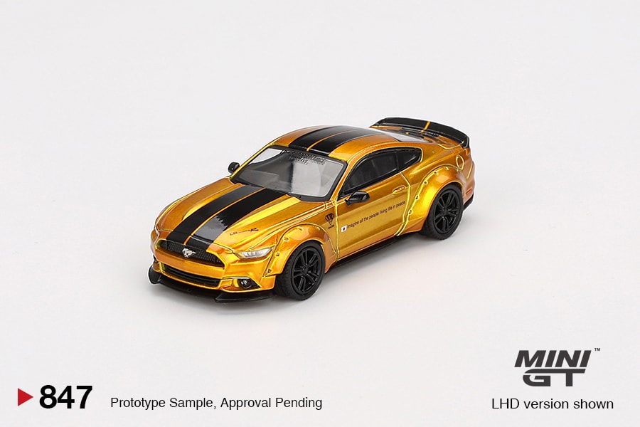 Mini GT LB-Works Ford Mustang LB Gold