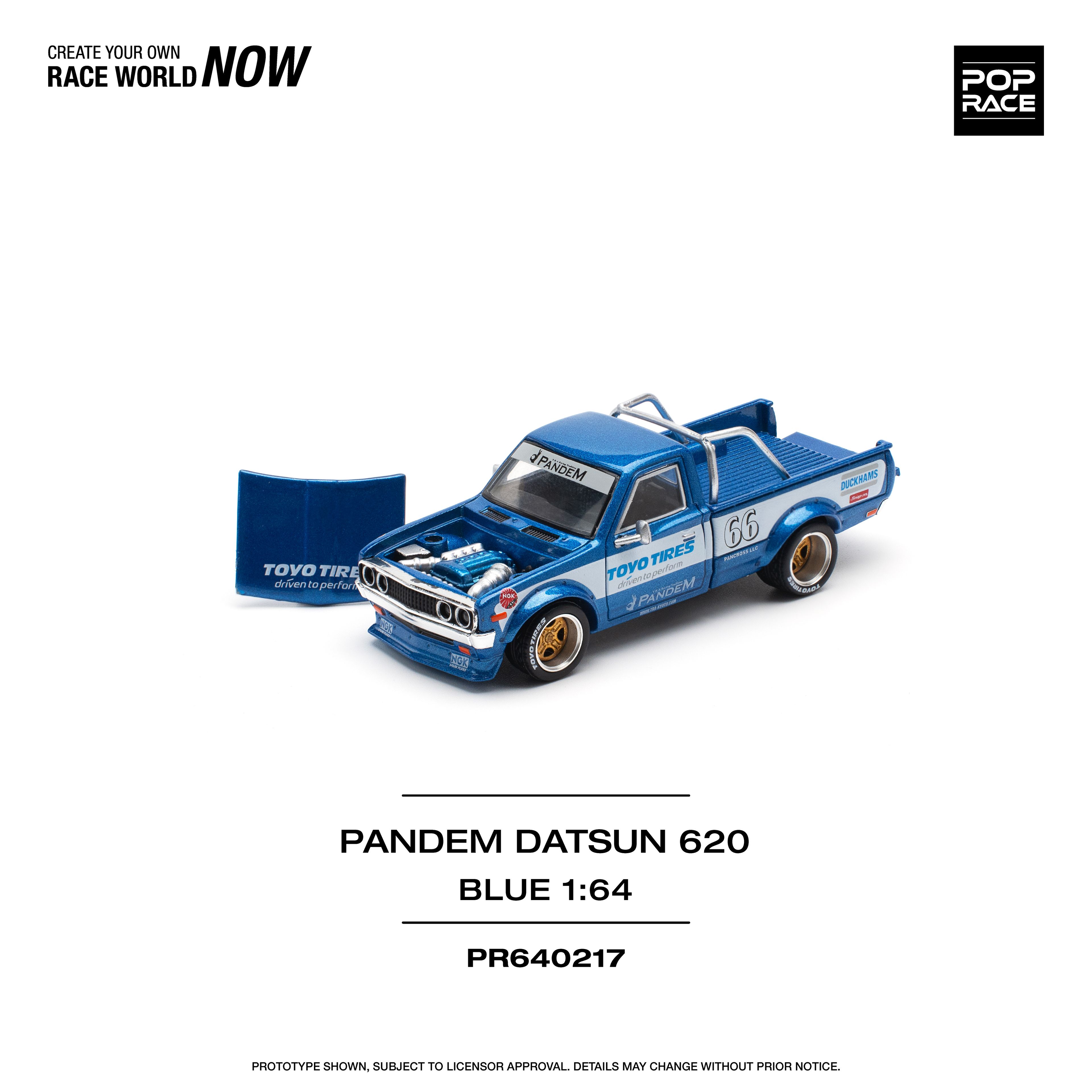 Pop Race Datsun 620 Pandem Blue