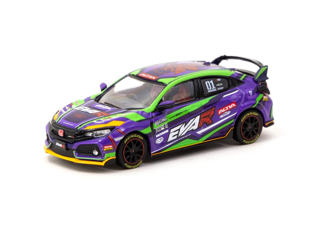 Tarmac Works EVA RT TEST TYPE-01 Honda Civic TYPE R FK8 - HOBBY64