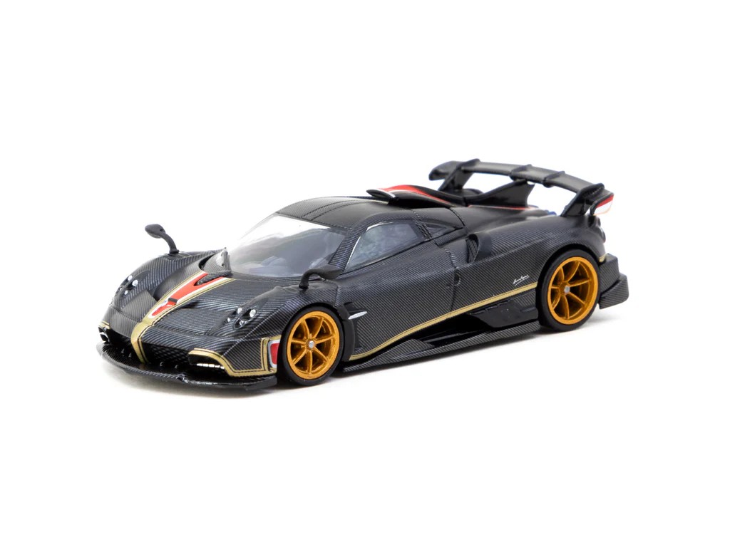 Tarmac Works Pagani Imola Matt Black Carbon Fiber - GLOBAL64