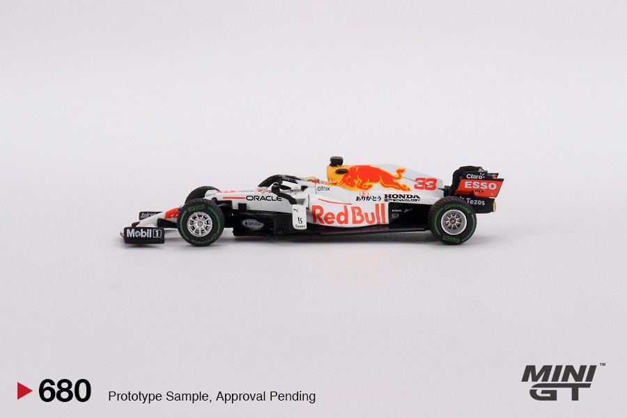 Mini GT Red Bull RB16B #33 Max Verstappen 2021 Turkish Grand Prix 2nd Place