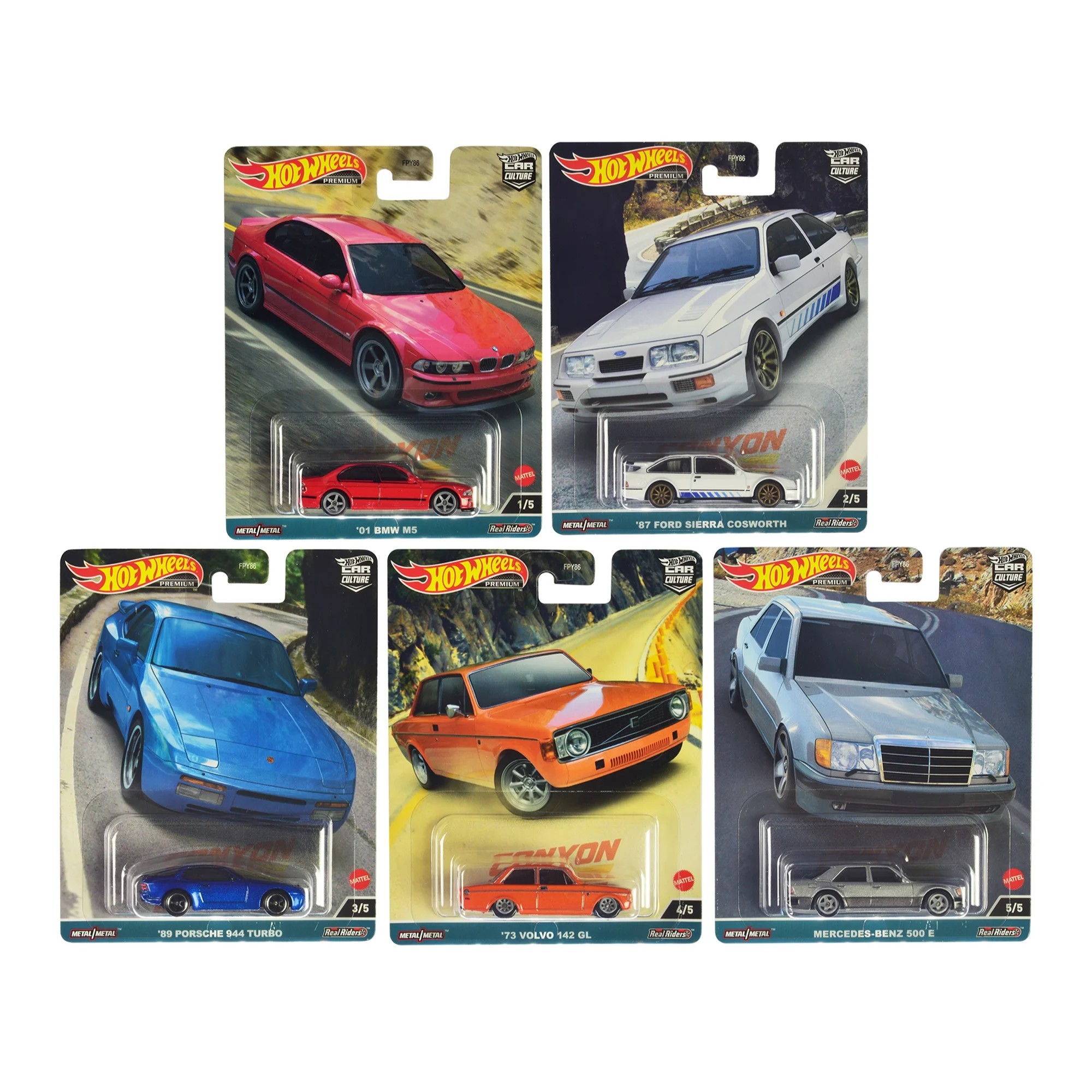 Hot Wheels Premium Set Canyon Warriors