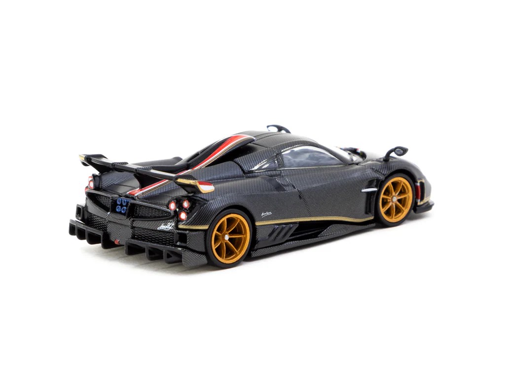 Tarmac Works Pagani Imola Matt Black Carbon Fiber - GLOBAL64