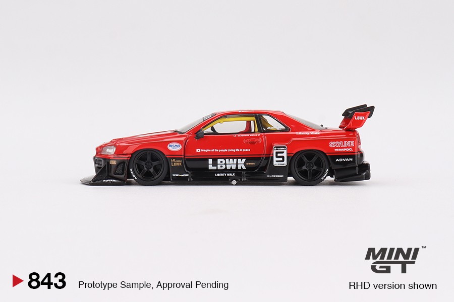 Mini GT LB-ER34 Super Silhouette Nissan Skyline