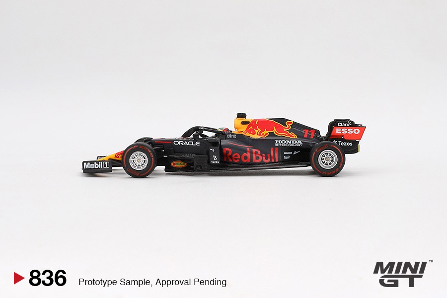 Mini GT Red Bull RB16B #11 2021 Abu Dhabi Grand Prix Winner Sergio Perez
