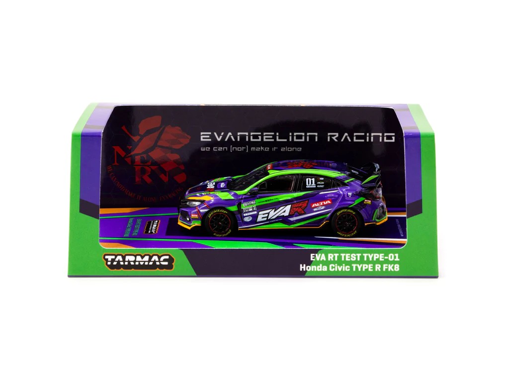 Tarmac Works EVA RT TEST TYPE-01 Honda Civic TYPE R FK8 - HOBBY64