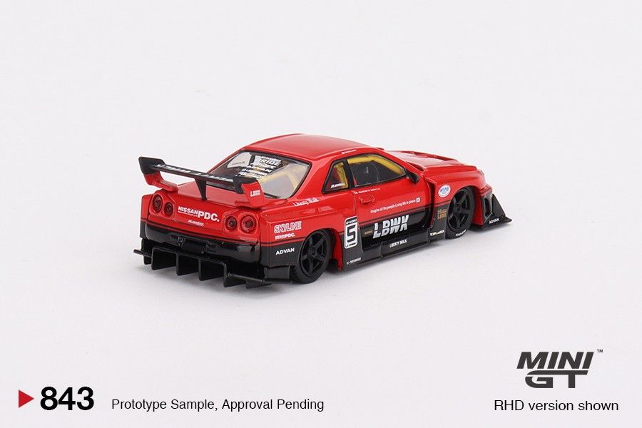 Mini GT LB-ER34 Super Silhouette Nissan Skyline