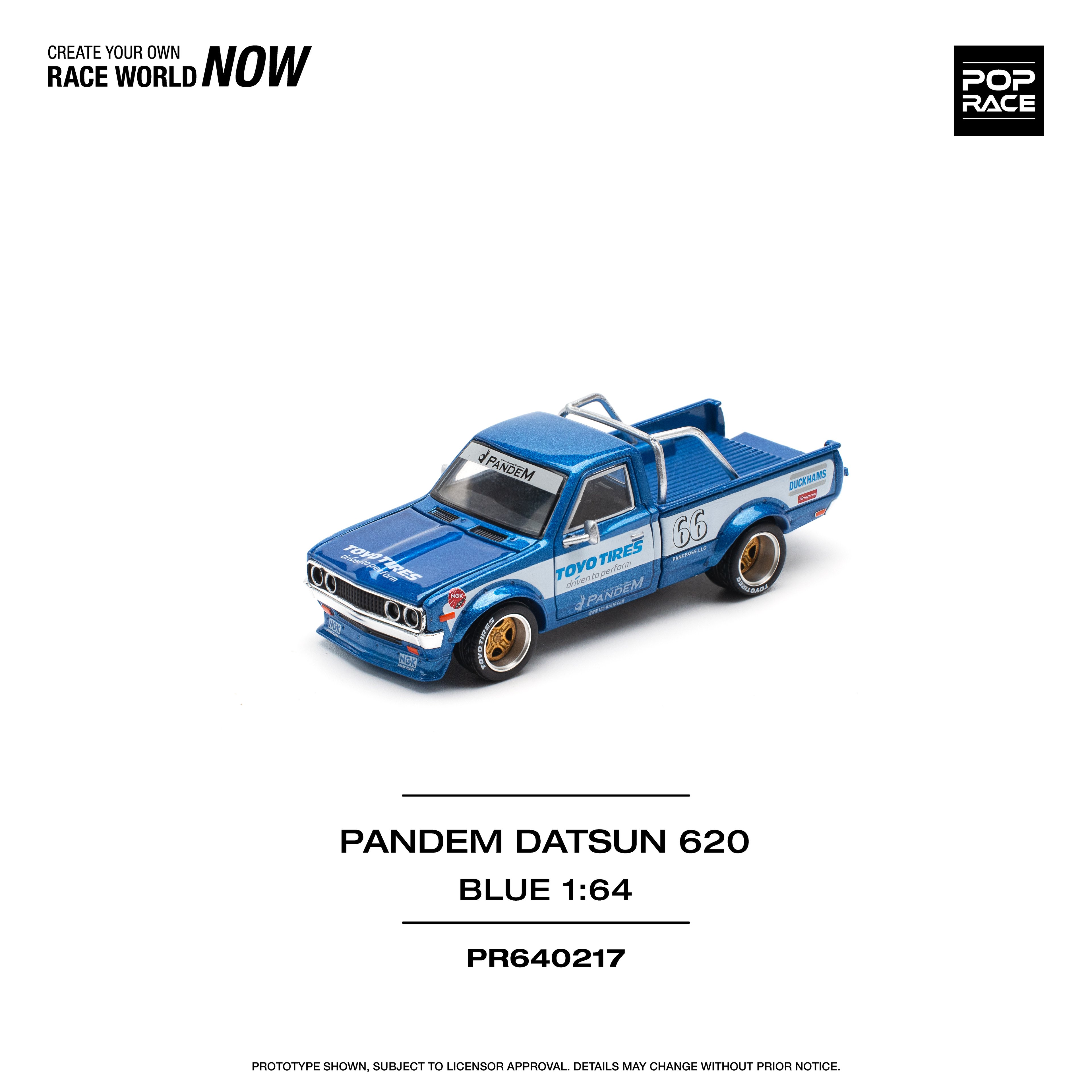 Pop Race Datsun 620 Pandem Blue