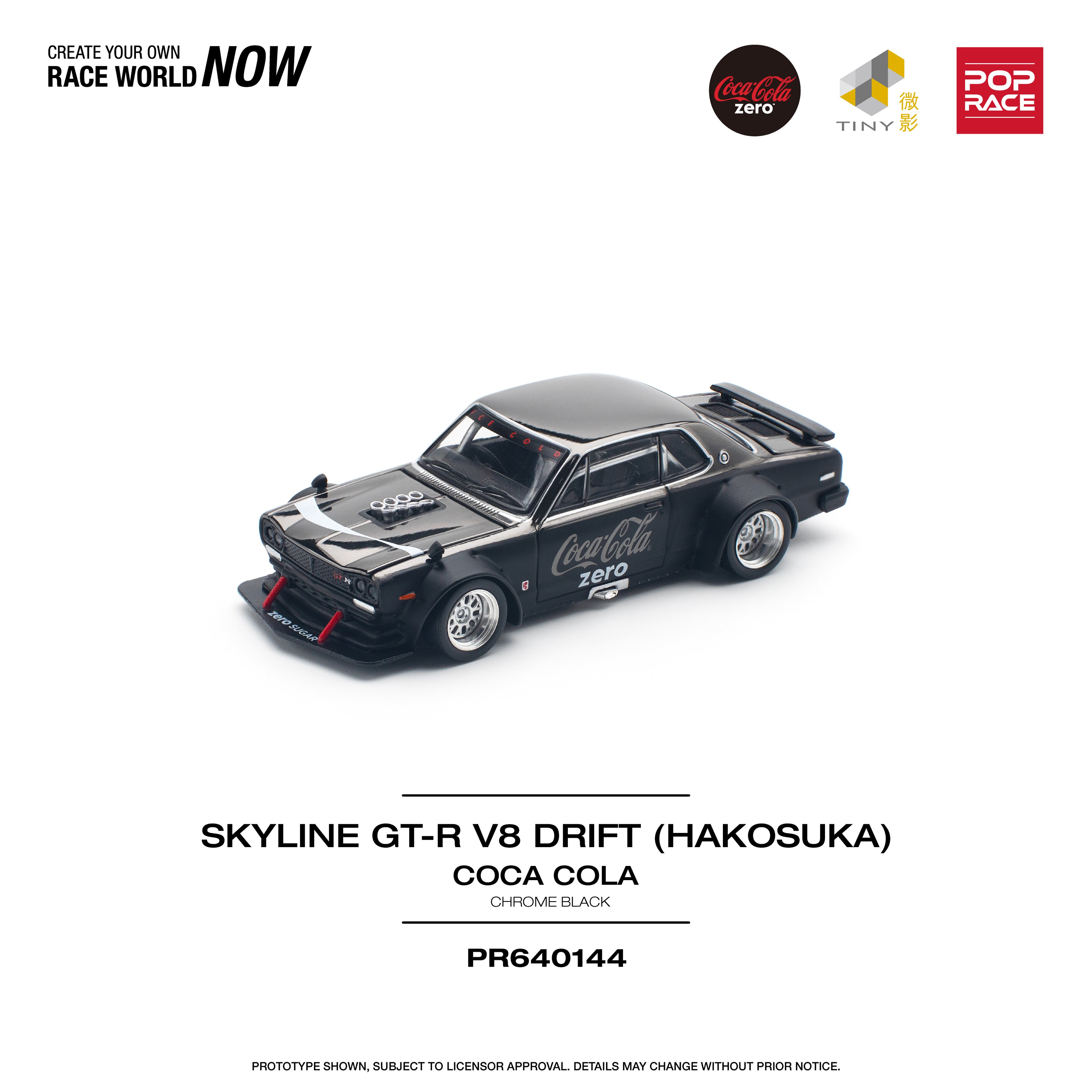 Pop Race Skyline GT-R V8 DRIFT (Hakosuka) Coca Cola
