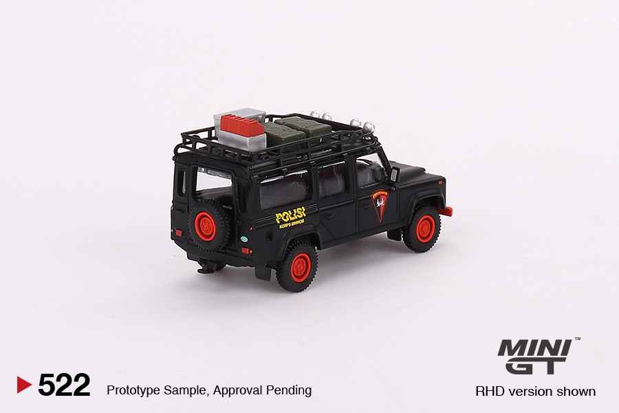 Mini GT Land Rover Defender 110 Mobile Brigade Corps (KORPS BRIMOB)