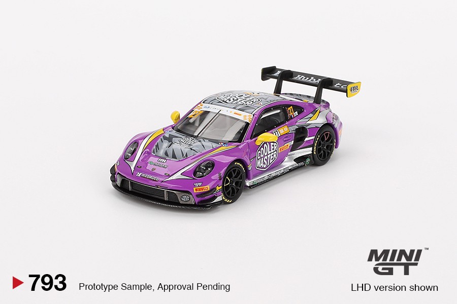Mini GT Porsche 911 GT3 R #27 2023 FIA GT World Cup 70th Macau Grand Prix HubAuto Racing