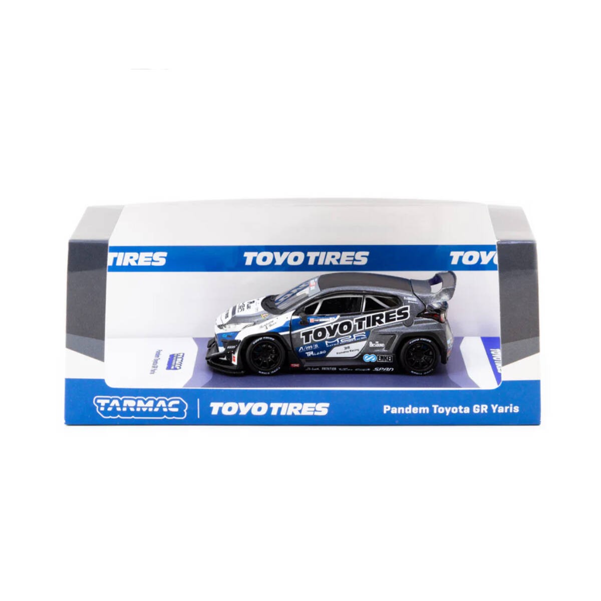 Tarmac Works Pandem Toyota GR Yaris TOYO TIRES- HOBBY64 T64-080-TOYO