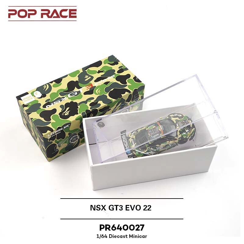 Pop Race Honda NSX GT3 EVO22 KCMG Bathing Ape