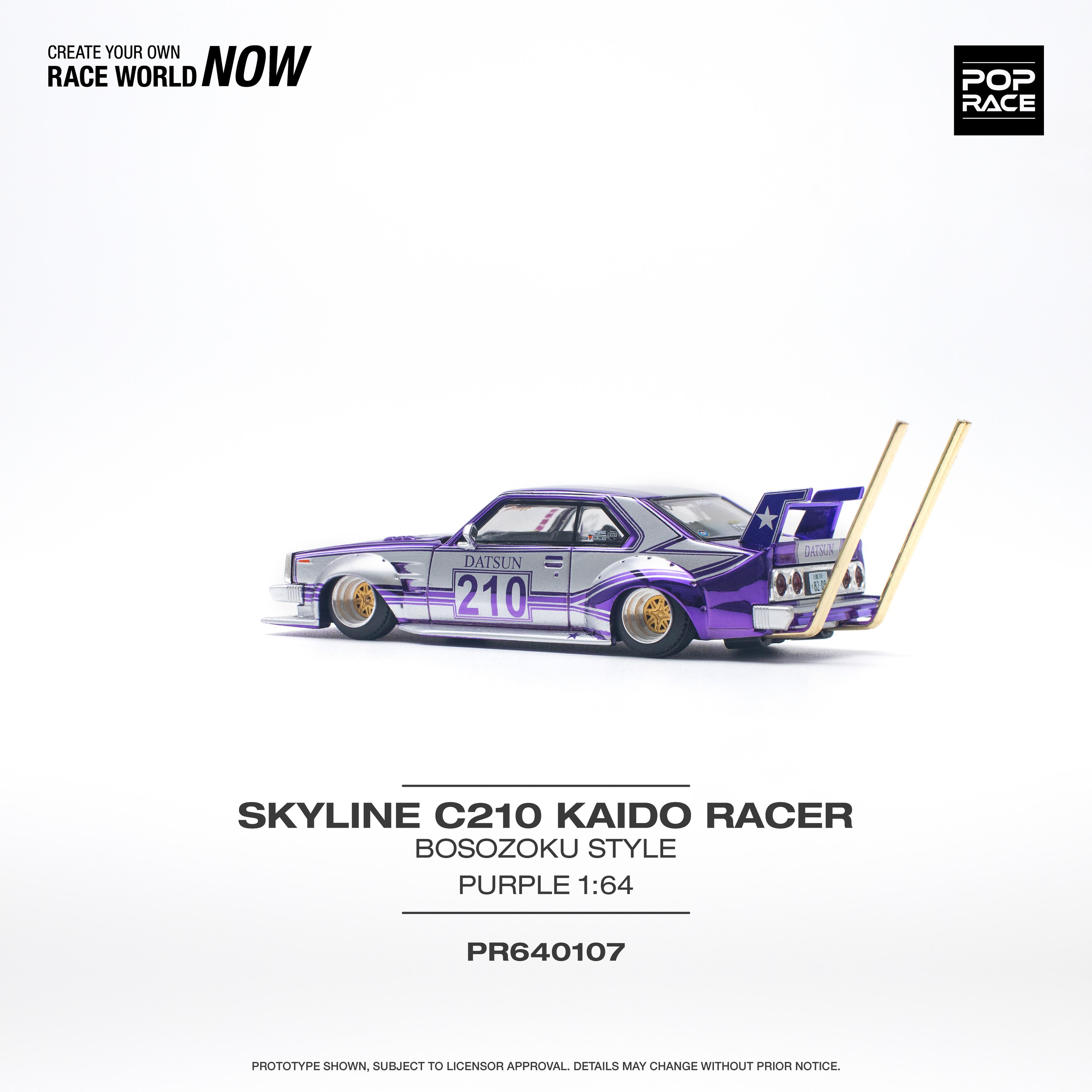 Pop Race Skyline C210 Bosozoku Style purple