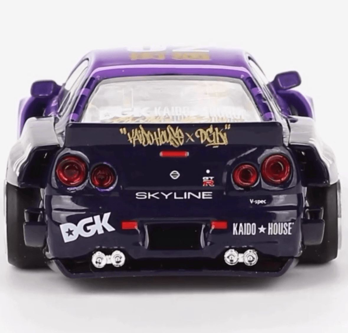 Mini GT KaidoHouse Nissan Skyline GT-R R34 Kaido Works x DGK V1