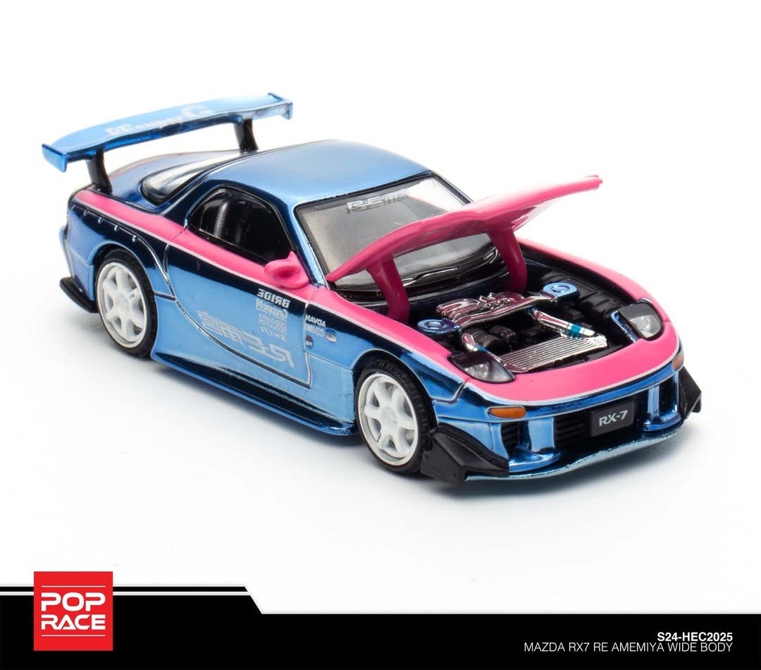 Pop Race Mazda RX7 RE-Ameniya blue (Hobby Expo China Exclusive)
