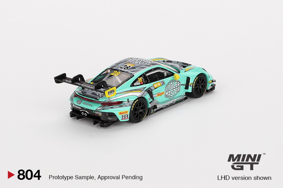 Mini GT Porsche 911 GT3 R #28 2023 FIA GT World Cup 70th Macau Grand Prix HubAuto Racing