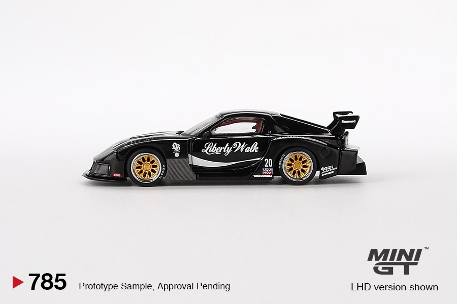 Mini GT Mazda RX-7 LB-Super Silhouette Liberty Walk Black (Blister Paket)