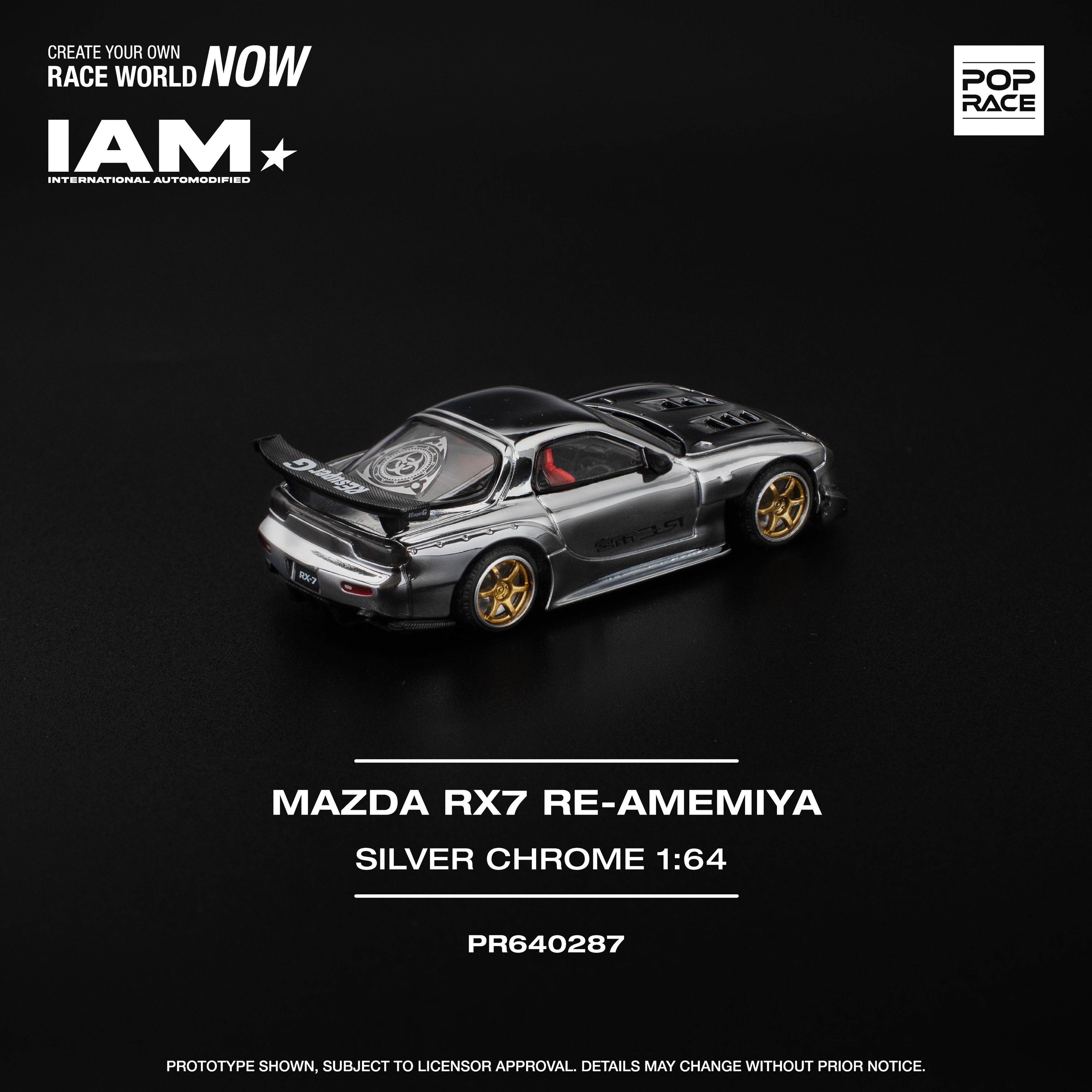 Pop Race Mazda RX7 RE-Ameniya chrome (IAM Surabaya Exclusive)