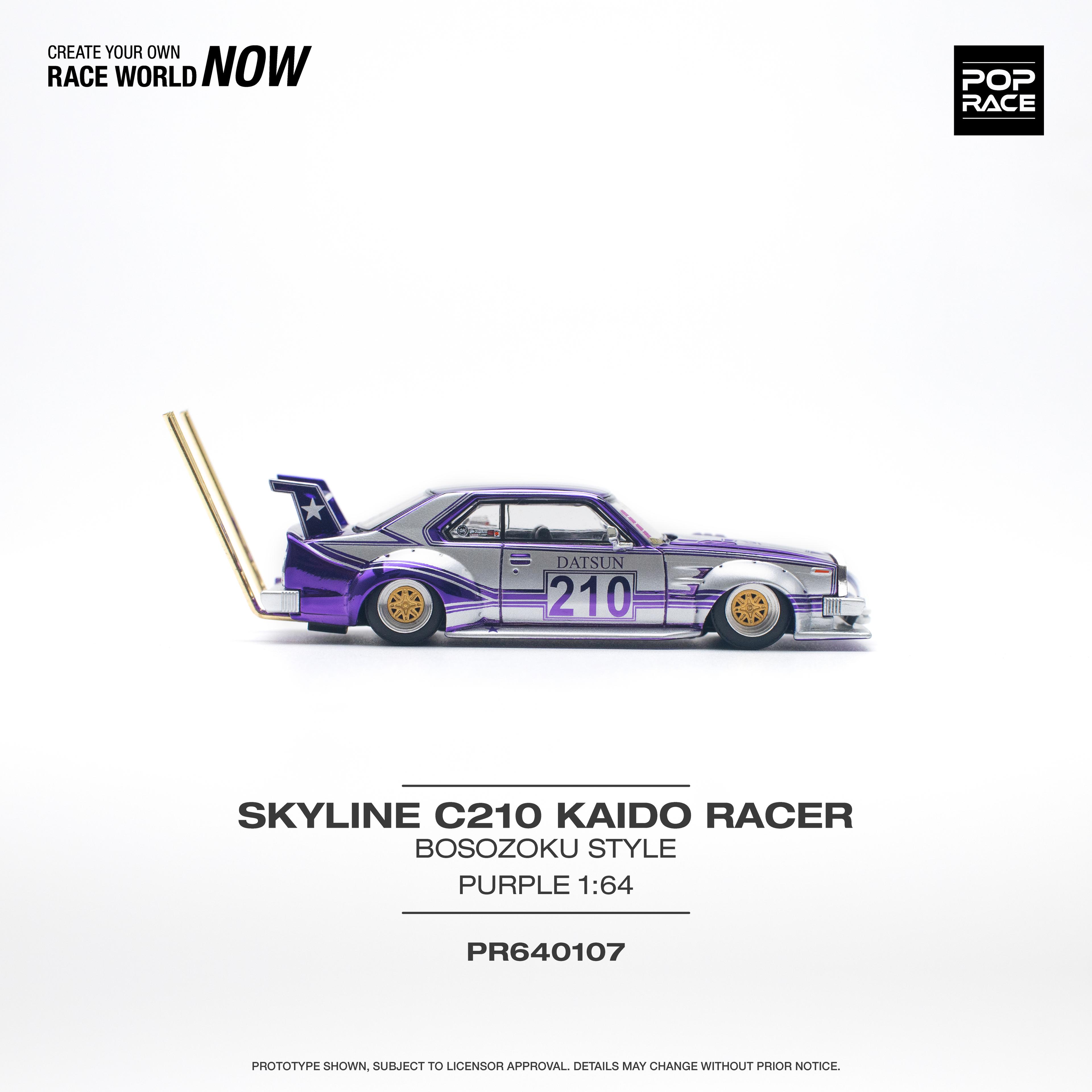 Pop Race Skyline C210 Bosozoku Style purple
