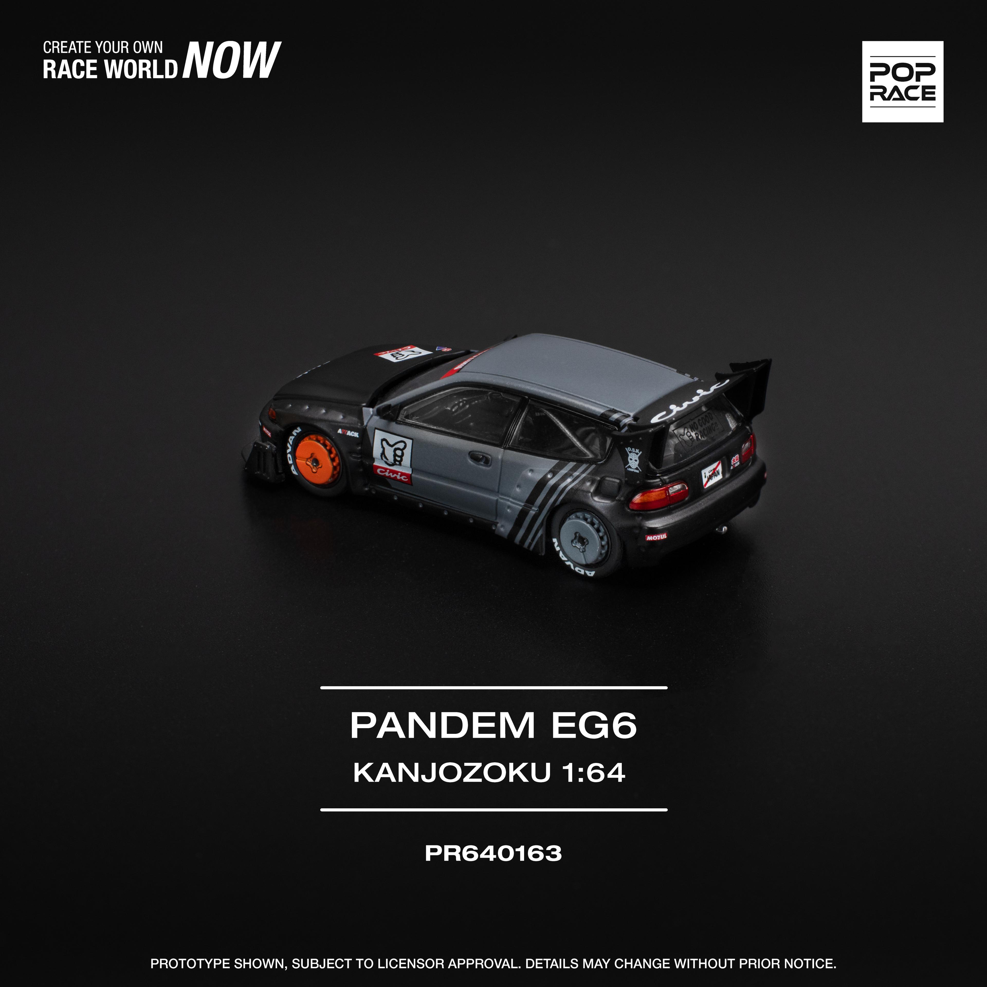 Pop Race Honda Civic EG6 Pandem "KANJOZOKU"