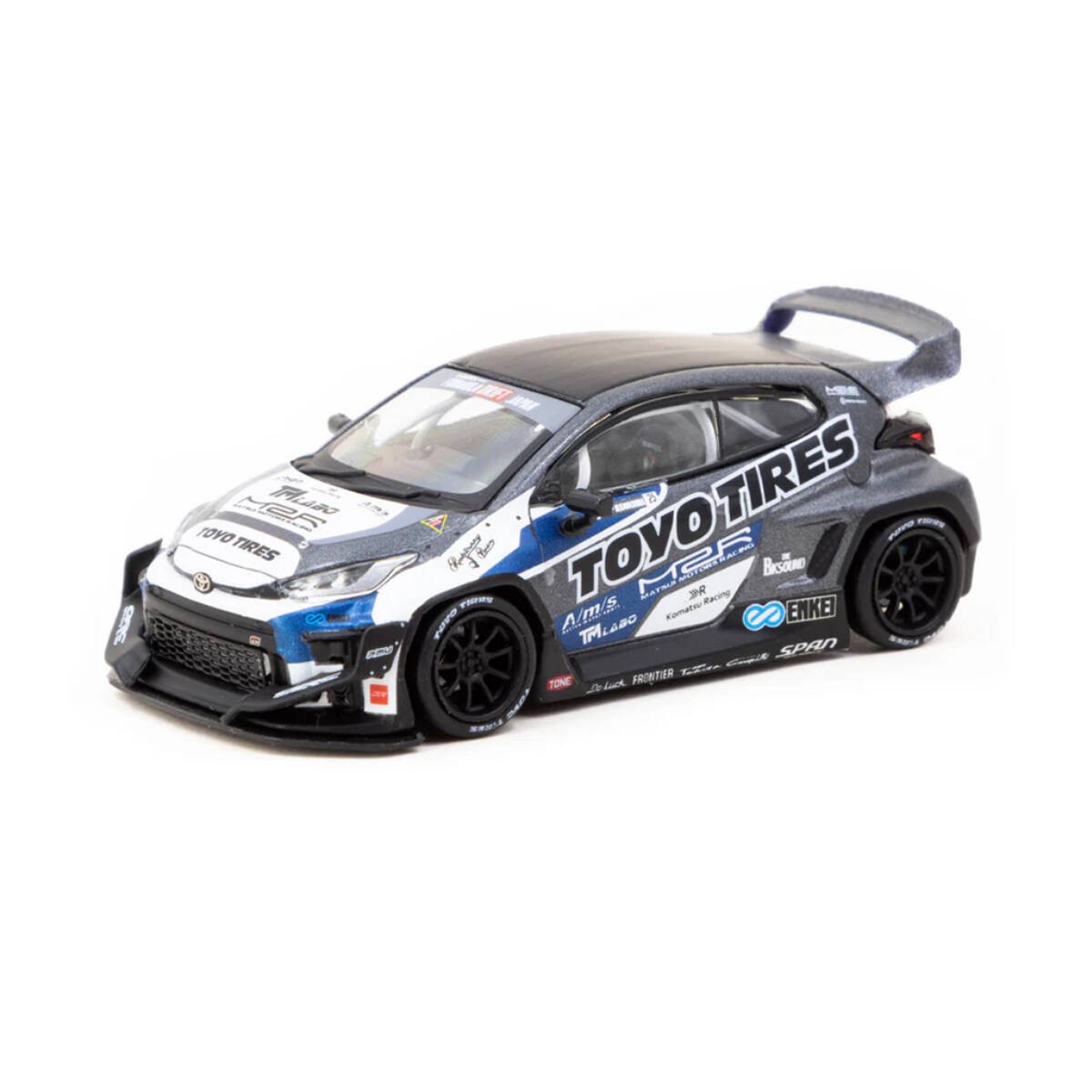 Tarmac Works Pandem Toyota GR Yaris TOYO TIRES- HOBBY64 T64-080-TOYO