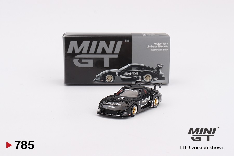 Mini GT Mazda RX-7 LB-Super Silhouette Liberty Walk Black (Blister Paket)