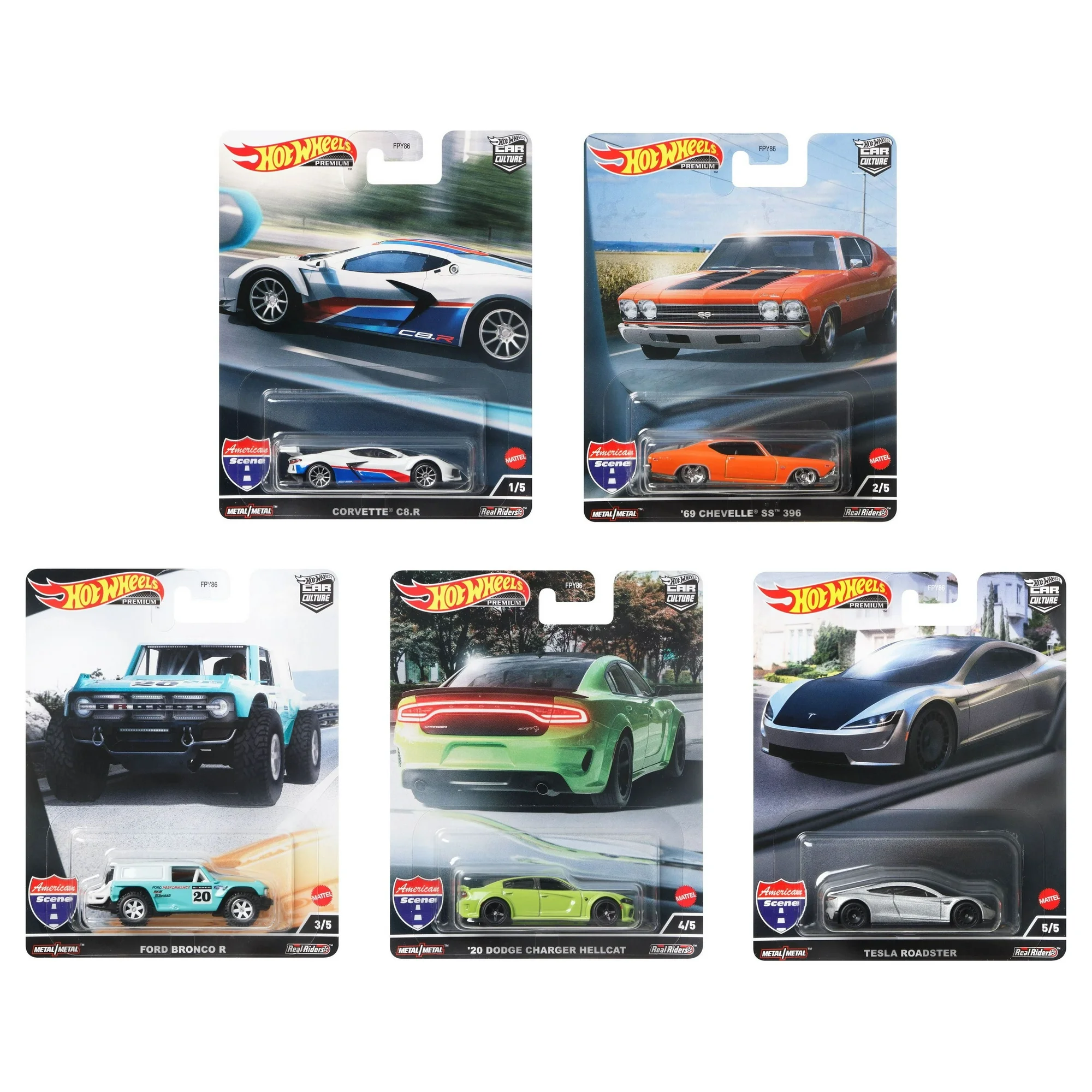 Hot Wheels Premium Set American Scene