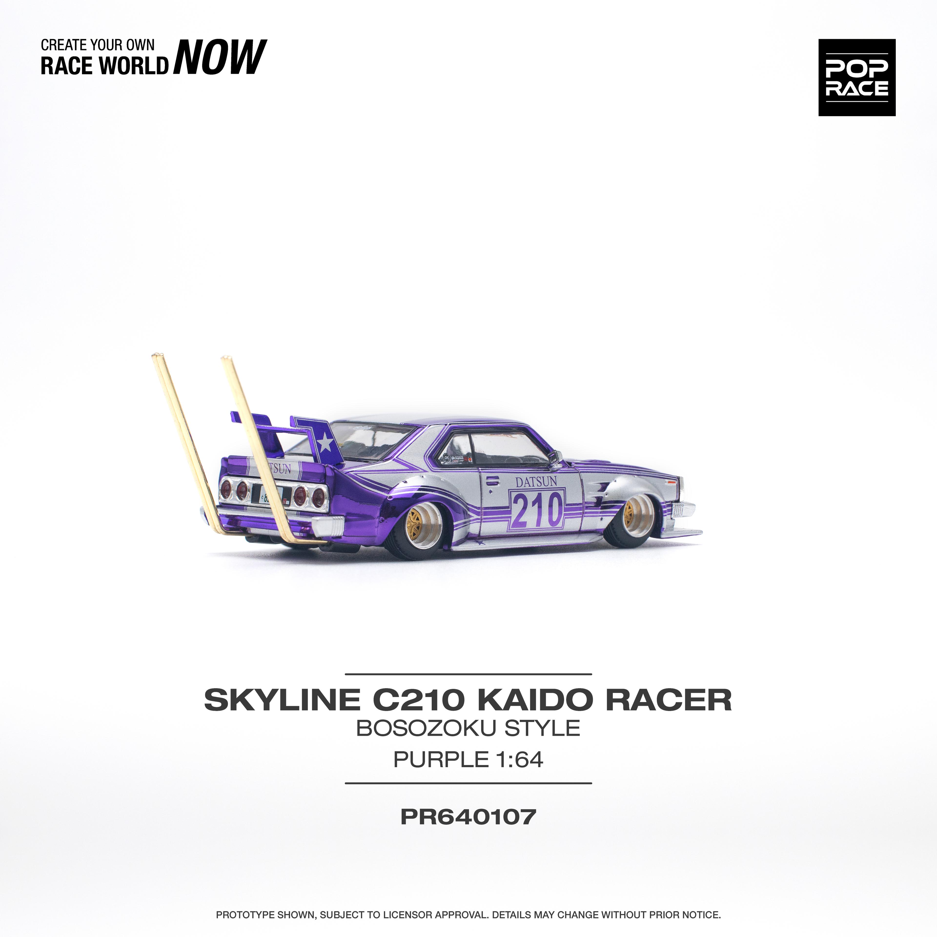 Pop Race Skyline C210 Bosozoku Style purple